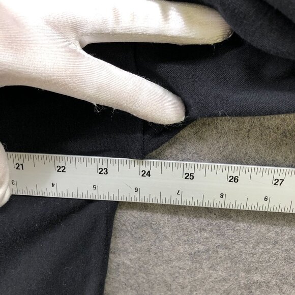 Banana Republic Balloon Sleeve Sweatshirt Womens L Black Crewneck Relaxed - Picture 8 of 9